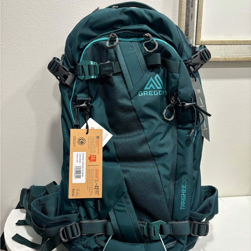 NWT Gregory Women’s Backcountry Ski/snowvoard Dark Teal Backpack